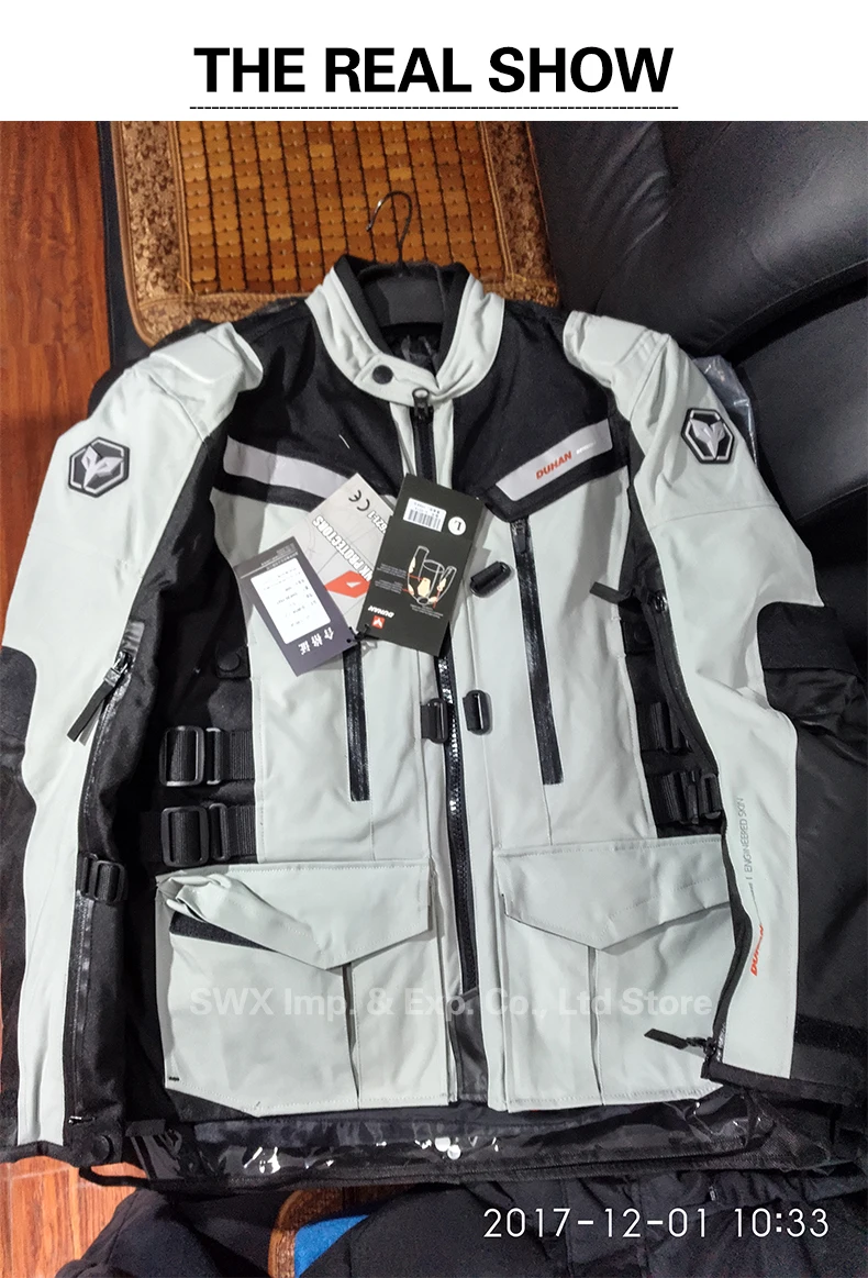 DUHAN водонепроницаемая куртка мотоциклетная куртка для ралли профессиональная мотоциклетная гоночная одежда длинная дорожная защитная одежда