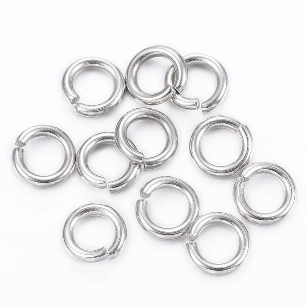 Buy 4/5/6/7/8/10.5mm 304 Stainless Steel Jump Rings