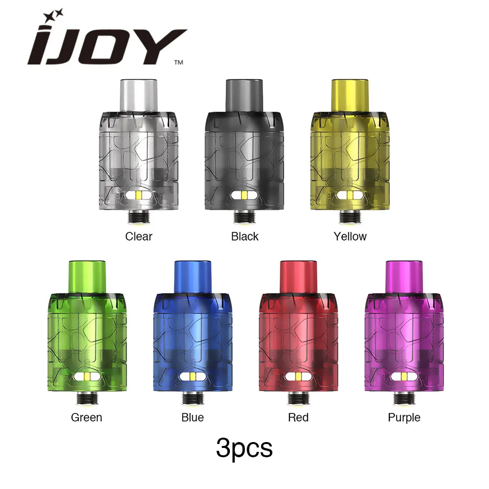 

Original disposable tank IJOY Mystique Mesh Atomizer 3ml Capacity Tank Support 0.15ohm Low Resistance top refillable Atomizer