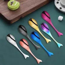 1 шт. красочные морские животные Ложка Ручка мороженое для питья кухня гаджет кухня, бар, ресторан поставки HX0606