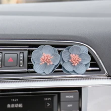 2 шт./компл. цветок воздуха автомобиля Зажим Для Освежителя автомобиля, устанавливаемое на вентиляционное отверстие в салоне автомобиля духи авто аромат орнамент стайлинга автомобилей