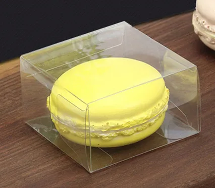 Bomboniere коробка для вечеринок прозрачная пластиковая из ПВХ 50 шт. 5 5*5 5*3 3 см|macaron