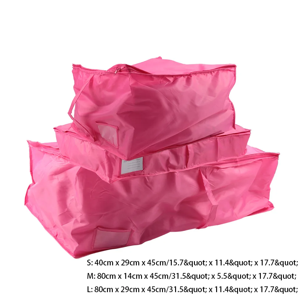 

Family Save Space Organization Bed Under Closet Storage Box Clothes Divider Quilt Bag Holder Organizer