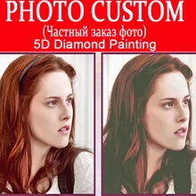 5D алмазная картина на заказ! Индивидуальный заказ! DIY Алмазная вышивка крестиком 3D квадратное украшение из мозаики стразами подарок