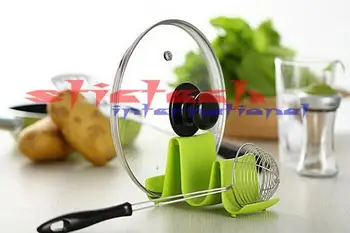 

by dhl or ems 200pcs Plastic Kitchen Pot Pan Cover Lid Shell Stand Shelf Holder Rack Cooking Tool Hot Free Shipping
