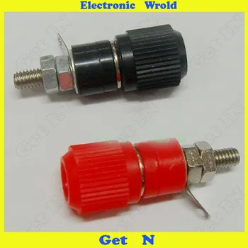 

10pcs M4 Binding Post 4mm Banana Plug Socket Terminal Connector