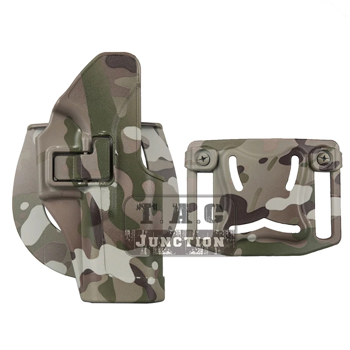 

Tactical CQC Serpa Pistol Holster Concealment Quick Right Hand Waist Paddle Belt Loop Pistol Pouch For Glock 17 19 22 23 31 32