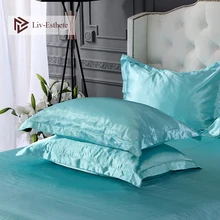Liv-Esthete New Free Shipping Multicolor 100% Nature Stain Silk Blue Pillowcase Pillow Case For Healthy Standard For Women Man Liv-Esthete New Free Shipping Multicolor 100% Nature Stain Silk Blue Pillowcase Pillow Case For Healthy Standard For Women Man