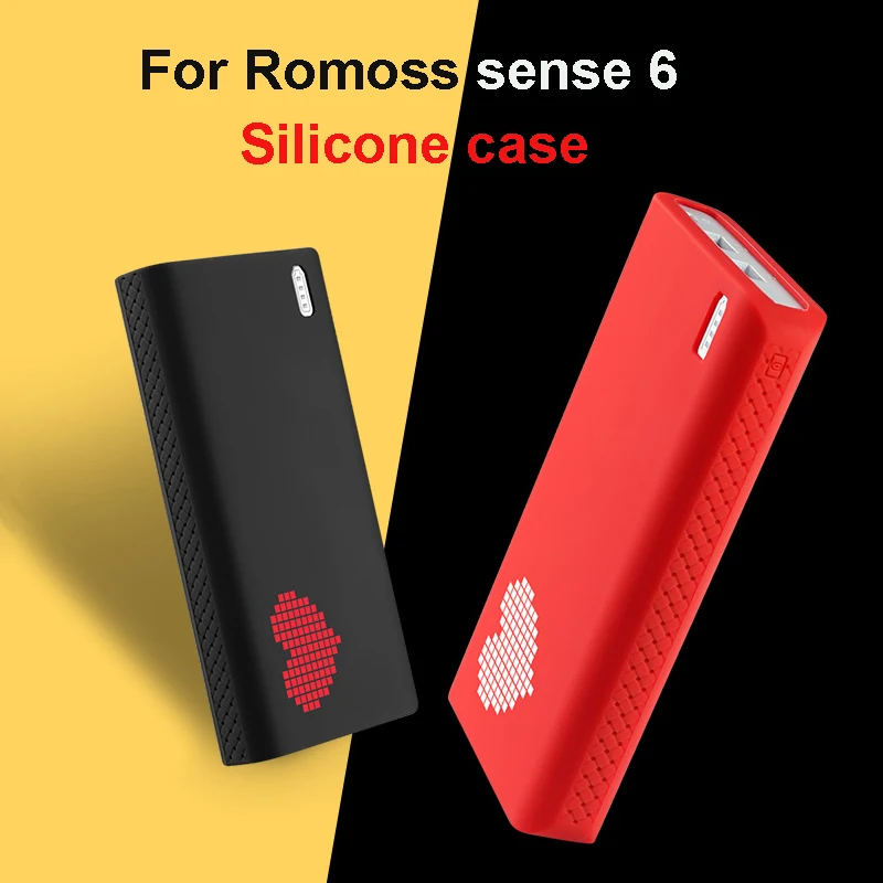 Силиконовый чехол Romoss sense 6 для мобильных телефонов, мягкий силиконовый Противоскользящий чехол Romoss sense 6, водонепроницаемый чехол