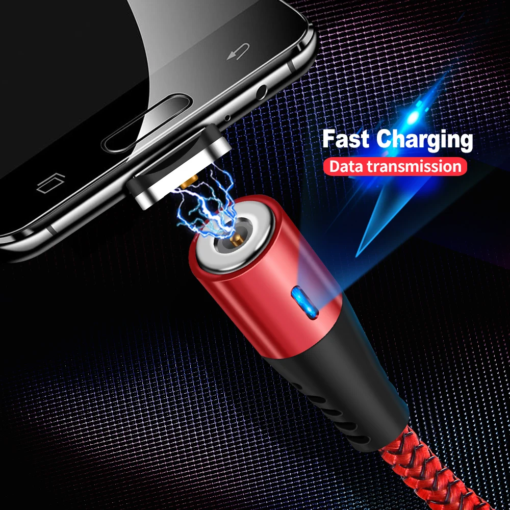 Магнитный usb кабель OLAF для мобильного телефона iPhone X 8 Micro USB huawei type C разъем