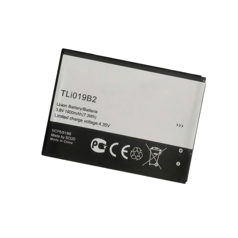 10 шт./лот оригинальный аккумулятор TLi019B2 для Alcatel One Touch Pop C7 OT-7041 7041D Dual CAB1900003C2 1900 мАч