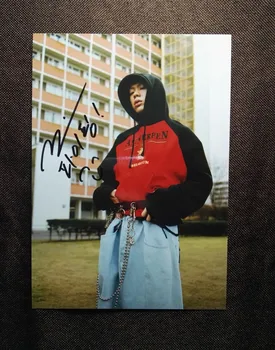 

hand signed hyukoh oh hyuk autographed photo 5*7 inches free ship 112018F