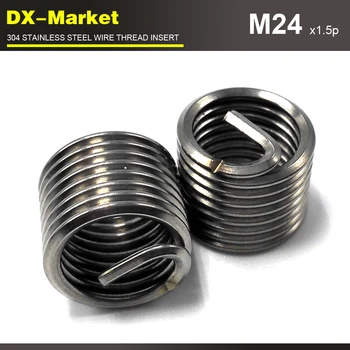 

m24*1.5D *1.5P , 10pcs , 304 stainless steel auto repair inserts , sus304 Engine thread repair insert