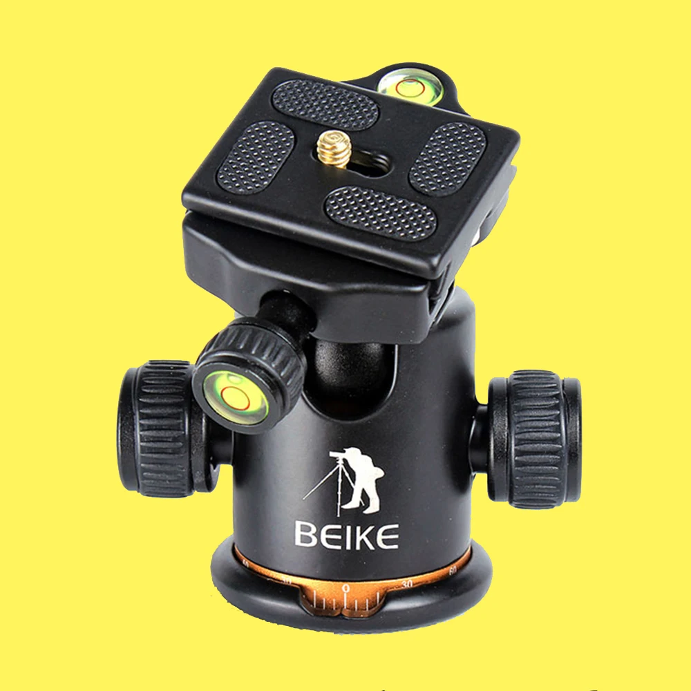 

BEIKE BK-03 03 Camera Tripod Ball Head with Quick Release Plate 1/4 Screw