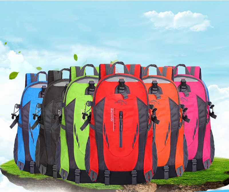 40L Waterproof Durable Outdoor Climbing Backpack Women&Men Hiking Athletic Sport Travel Backpack High Quality Rucksack (4)