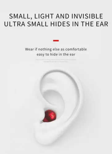 Mini Single Wireless Bluetooth 4 2 Earphones Waterproof Headset Earbuds Bass Stereo Sport Gaming Headset With Mic Earphone
