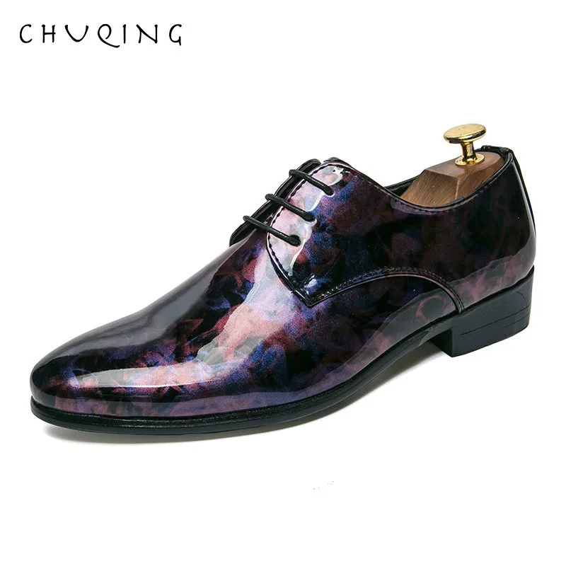 

CHUQING New Pointed Casual Shoes Thick-soled Shoes Fashion Men's Business Shoes