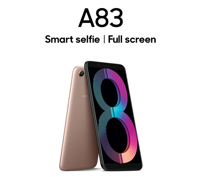 OPPO A83 4GB RAM 32GB ROM Helio P23 MTK6763T 2.5GHz Octa Core 5.7 Inch Full Screen Android 7.1 4G LTE Smartphone