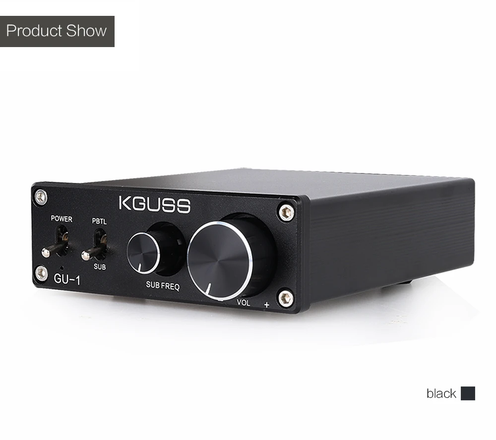 KGUSS GU-1 HiFi 100 Вт* 2 Полнодиапазонный моноцифровой усилитель чип TPA3116D2 NE5532P