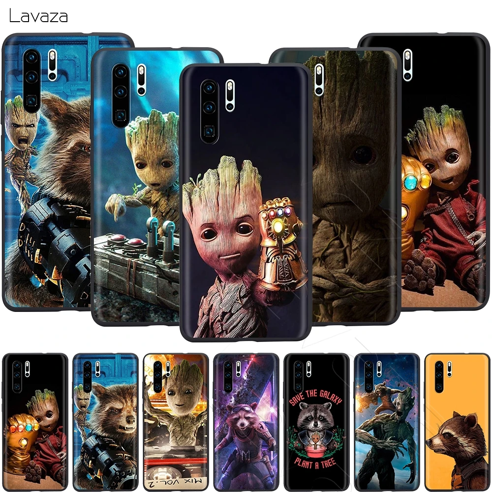 

Lavaza Guardian Rocket Raccoon Groot Treeman Case for Huawei Mate 30 20 Honor 6a 7a 7c 7x 8C 8x 9 10 Nova 3i 3 Lite Pro Y6