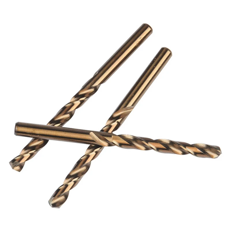 5pcs High strength Drill Bit HSS CO M35 Cobalt Twist Drill Bits For Metal Steel 1mm 2mm 3mm 4mm 5mm