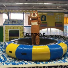 Надувные ПВХ воды на платформе прыжки кровать плавающие игрушки воды гимнастика, батут для продажи воды хвастун надувной батут