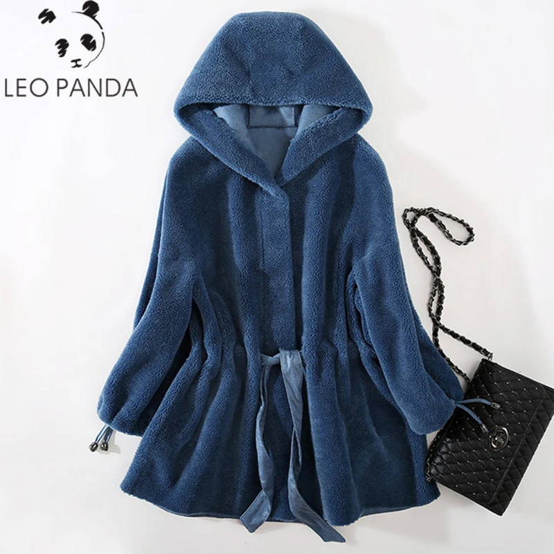 

2018 Winter Women Superior quality Real Wool Female Jacket Loose Korean Style Sheep Shearling Fur Coats Thick Warm Jackets
