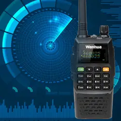 Новый черный Радио Walkie Talkie GTS760 VHF/UHF 128CH 6 Вт Dual Band fm-радио VOX Портативный Хэм CB двухстороннее радио