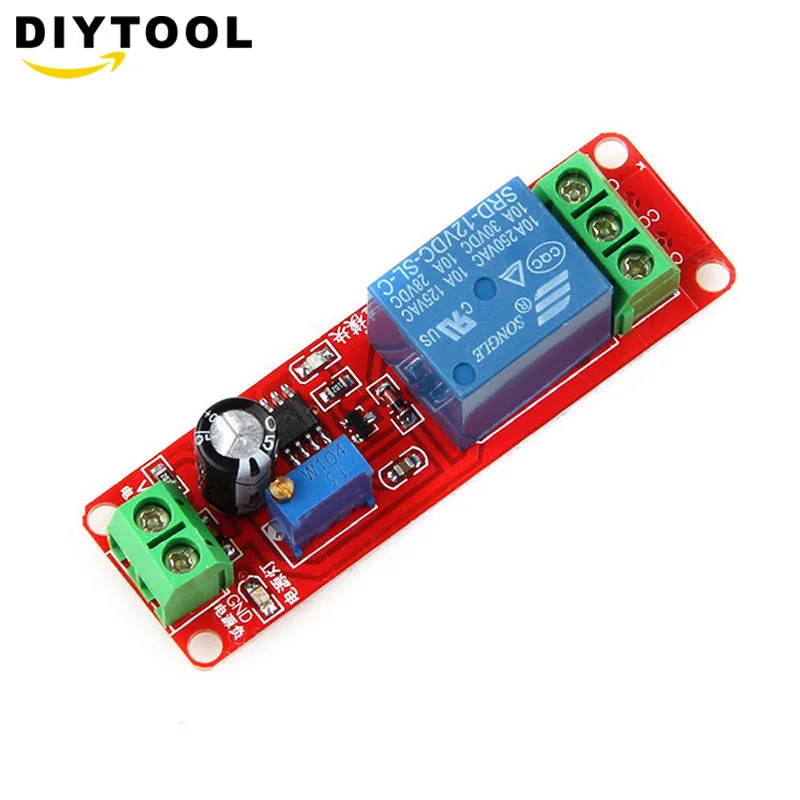 

NE555 0~10S Adjustable Module DC 12V Delay Relay Shield Timer Switch