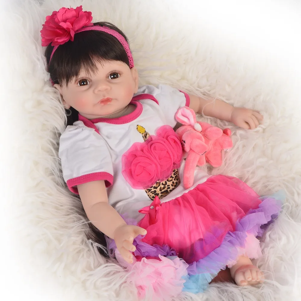 55 см кукла силиконовая ручной работы Reborn Baby 22 &quotигрушка bonecas новорожденная
