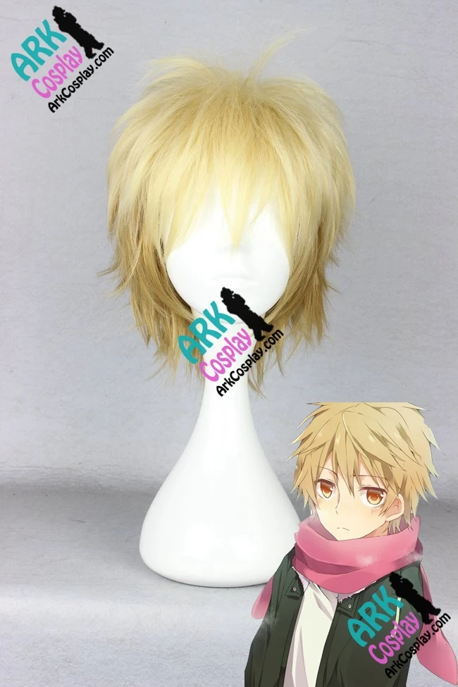 yellow mens wig