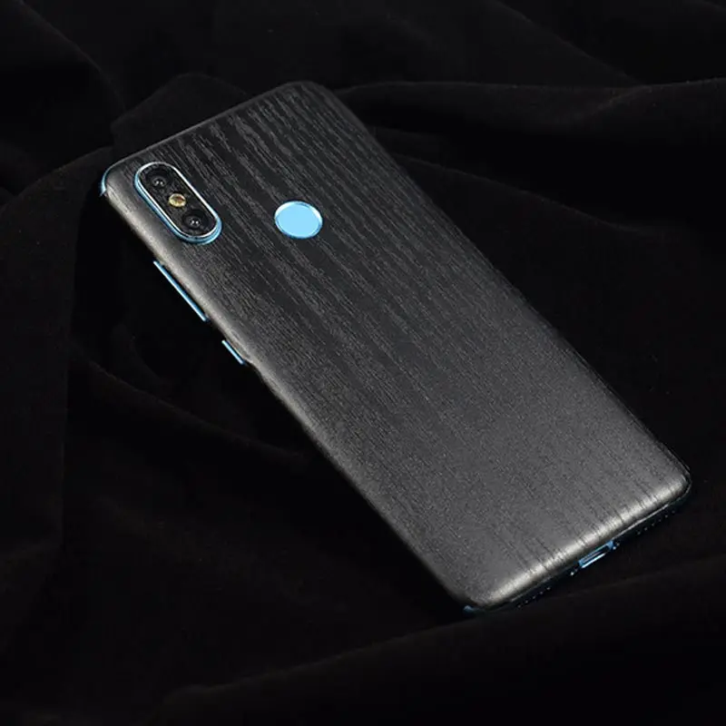 Phone Back Cover Film For Xiami Mi A2 6X LeatherCarbon Fiber Wood Skins Protective Paste Stickers For Xiaomi A2  MiA2 6X 5 (27)