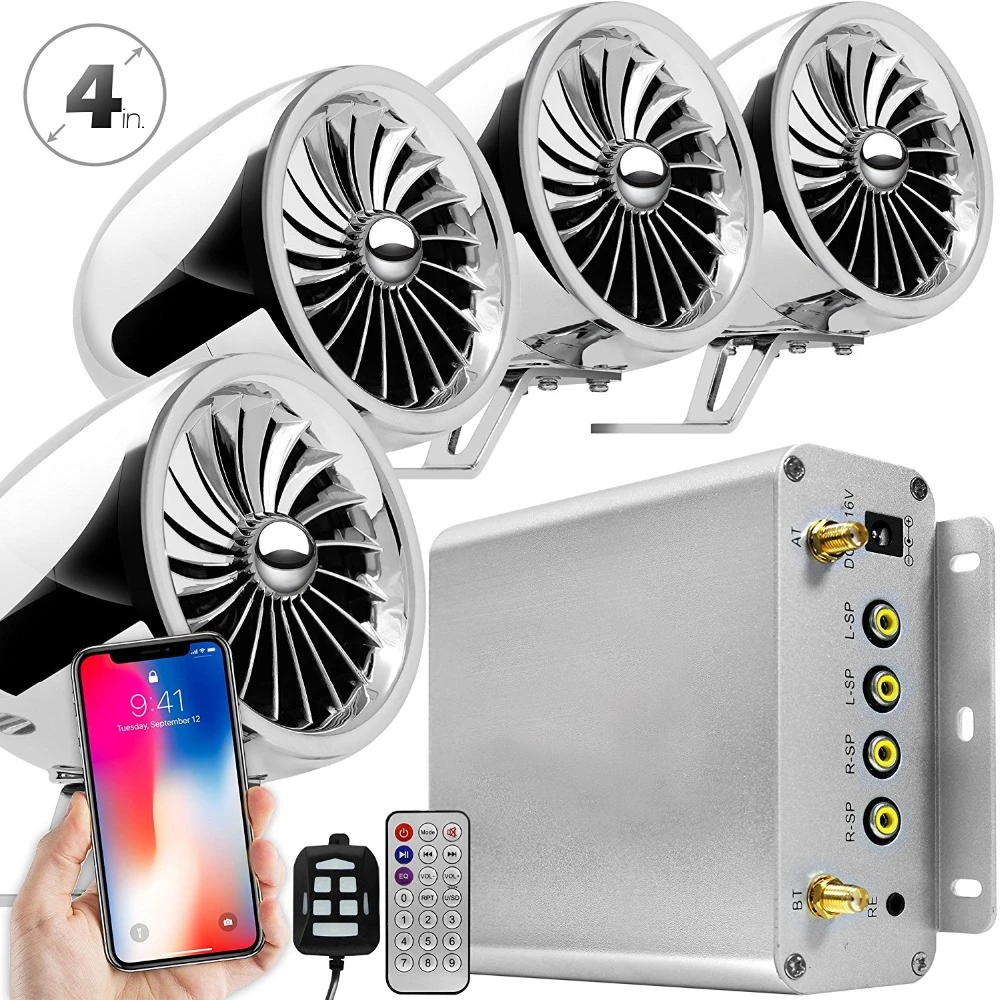 motorbike speaker set