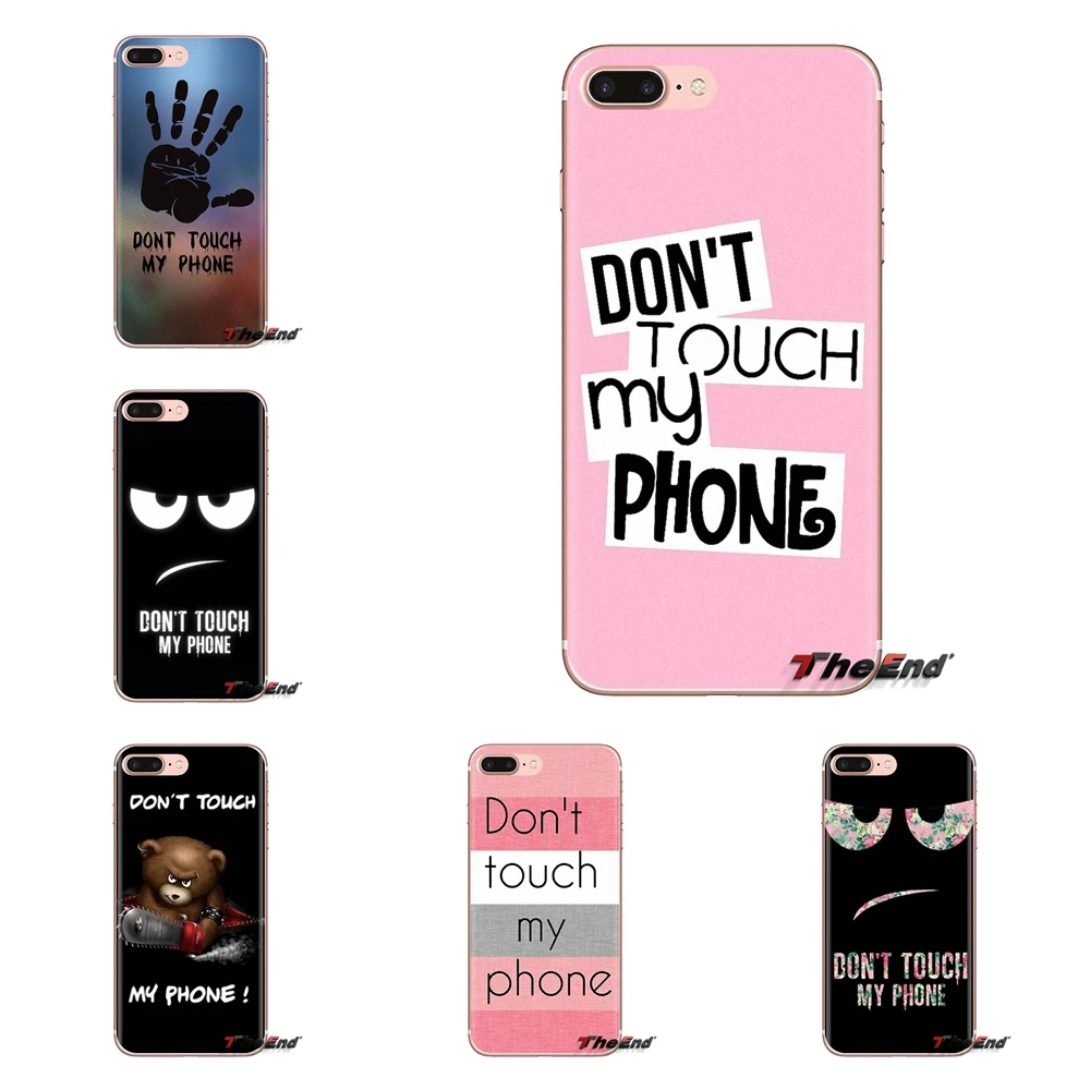

For Oneplus 3T 5T 6T Nokia 2 3 5 6 8 9 230 3310 2.1 3.1 5.1 7 Plus 2017 2018 Soft Transparent Shell Covers DON T TOUCH MY PHONE
