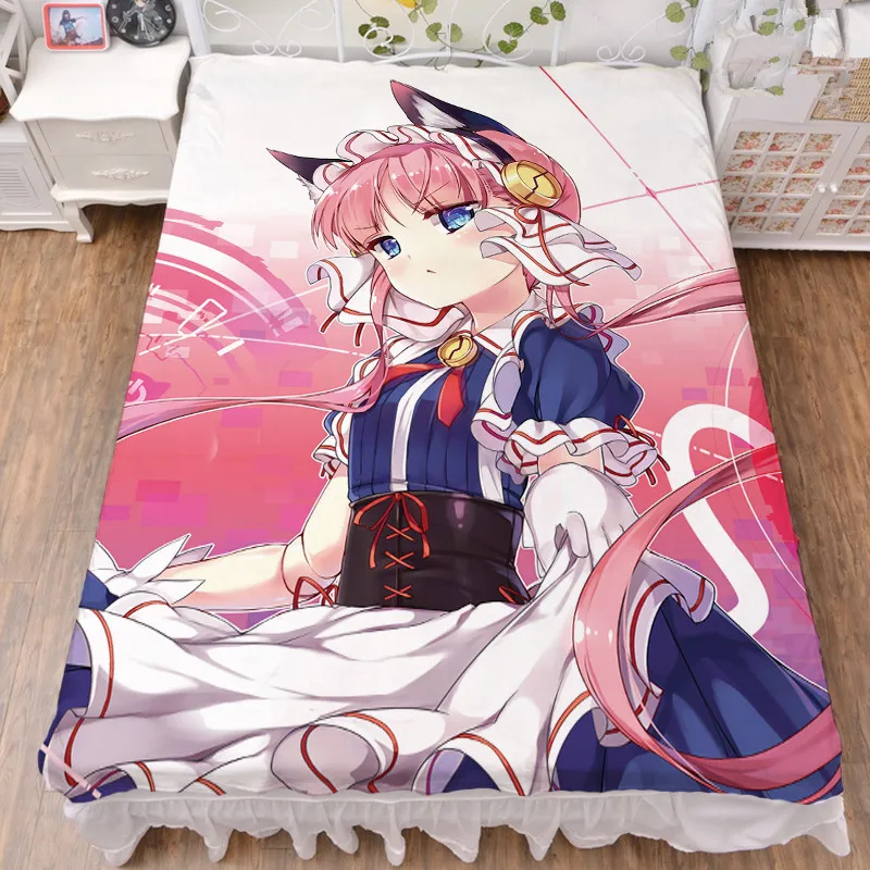 150x200 см аниме Koukaku no Pandora сексуальная девушка Nanakorobi Нене и Кларион молоко волокно простыня и фланель одеяло летнее одеяло