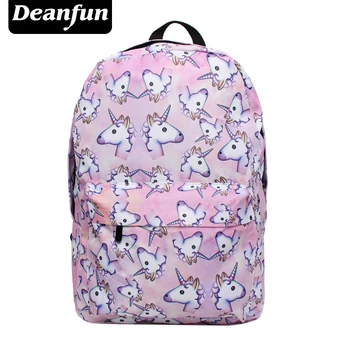 

Deanfun Women Backpacks with Printing Unicorn Pink Girls Schoolbags Cute Gift for Teenagers SB-90