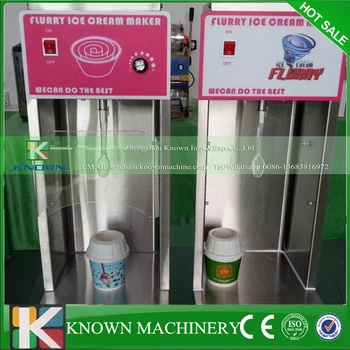 

Hot sale Popular Ice cream shaker/yogurt blender mixer flurry ice cream making machine free shipping