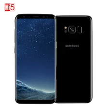 Разблокирована оригинальный samsung Galaxy S8 4 Гб Оперативная память 64 Гб Встроенная память одной сим Octa Core 5,8-дюймовый дисплей android отпечатков пальцев Смартфон