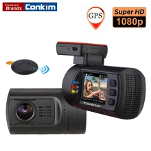 Conkim DVR Car Dash Camera Novatek 96663 1080P 60FPS Ultra HD Digital Video Recorder Super Capacitor Registrar Cam Mini 0906s