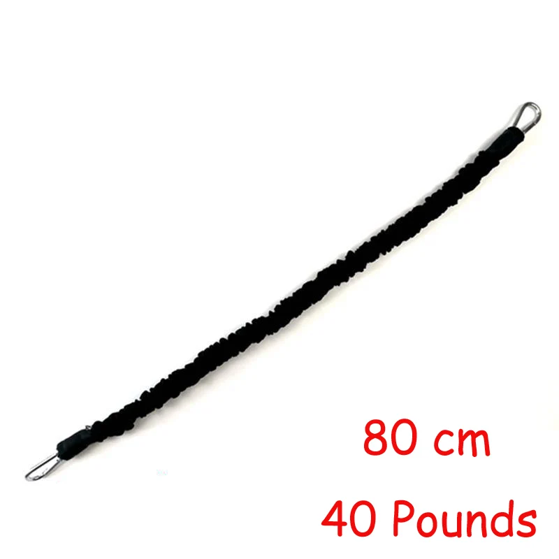 80cm 40lb 40 60 80 120 150 200 300 см сменный латексный резиновый трос для тренажерного зала, эспандер, фитнес-тренировочный тренажер для тхэквондо - Цвет: 80cm 40lb
