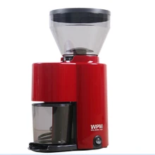 Коническая Кофемолка welhome Burr 220 В, кофемолка для дома с высоким качеством и элегантным дизайном(красный или зеленый цвет