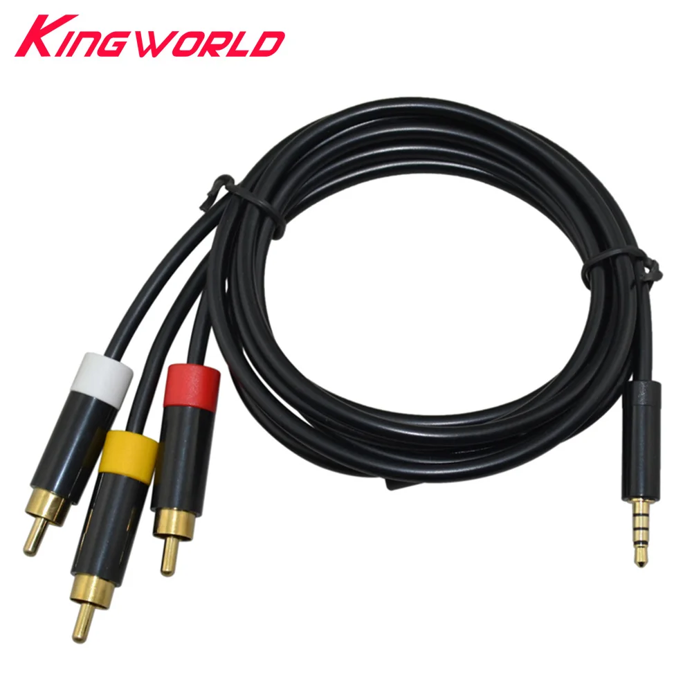 10 шт. высококачественный 3RCA аудио видео переменного тока AV RCA композитный кабель