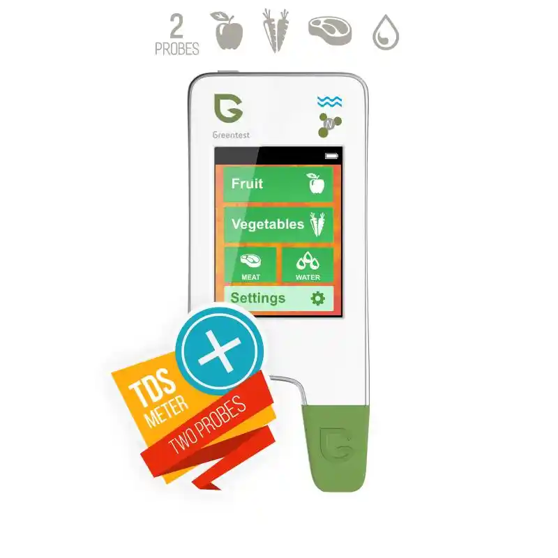 Greentest-3F TDS тестер воды + нитратный тестер для фруктов, овощей, мяса и рыбы, домашняя еда цифровой детектор для ежедневного здоровья - изображение