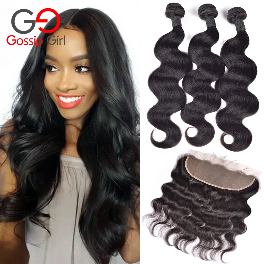 7A Peruvian Virgin Hair With Closure Ear To Ear Lace Frontal Closure With Bundles 13x4 Lace Frontals With Baby Hair Human Hair
