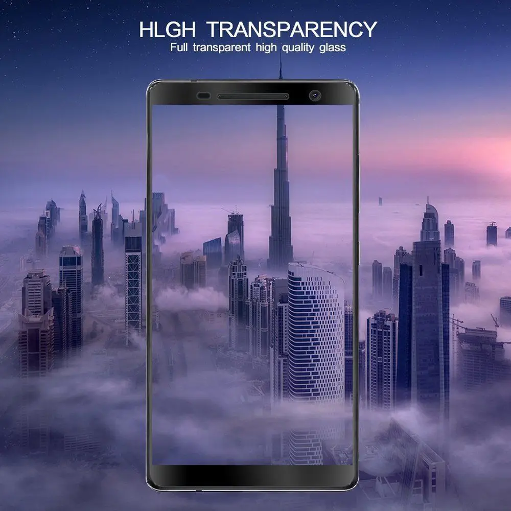 3D изогнутый 9H Полный экран протектор для Nokia 8 Sirocco взрывозащищенное Закаленное
