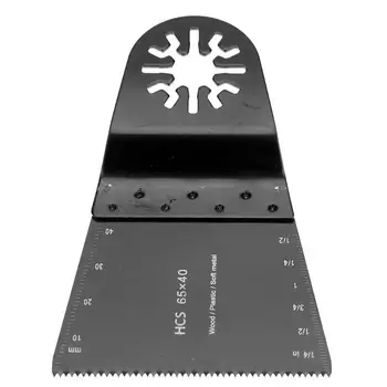 

1Pc Multimaster HCS Oscillating Multi Tools Saw Blade Metal Woodworking Cutting Tools For Renovator Tools 65 x 40 mm