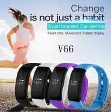 V66 Bluetooth font b Smartwatch b font Sport Smart Watch IP68 Waterproof Heart Rate Monitor Wristband