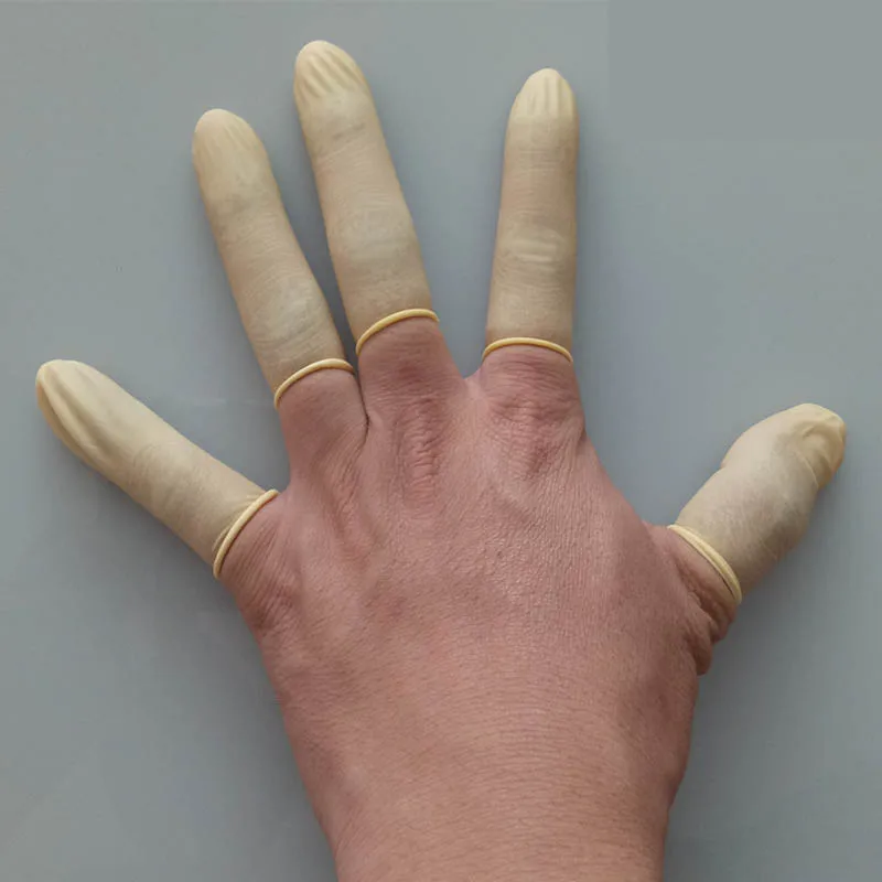 

Disposable Anti Static Rubber Latex Finger Cots Eyebrow Extension Gloves Practical Off Eyelash Extension Tool Accessories