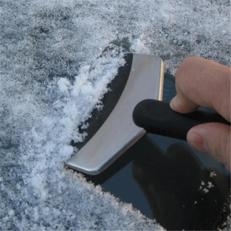 Автомобиль-Стайлинг нержавеющей стали снег лопатой скребок для удаления Чистый инструмент авто автомобиль Мода и полезные лед удалить инструмент