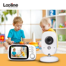 Детские Montiors 3,2 дюймов ребенка няня безопасности Камера Ночное видение Looline Температура монитор видео няня Bebe радио няня
